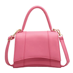 Small Women Shoulder Bag Solid Pu Leather Ladies Crossbody