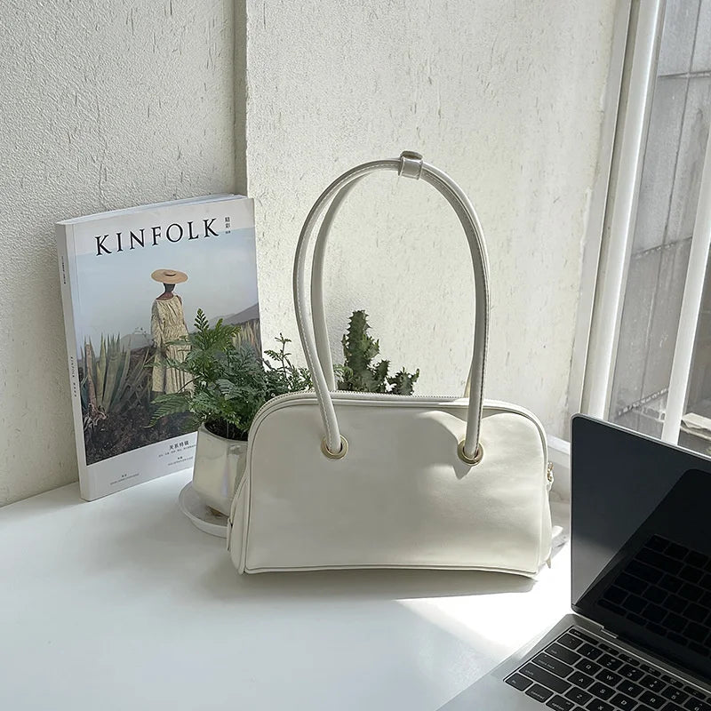 Women's PU Leather Shoulder Bag Handbag Winter