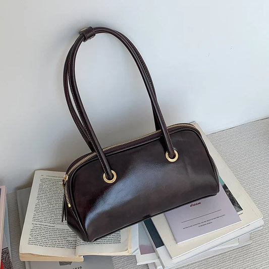Women's PU Leather Shoulder Bag Handbag Winter