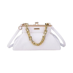 Small Shoulder Bag Thick Chain Handbag And Purse High Leather Women Tote Bags