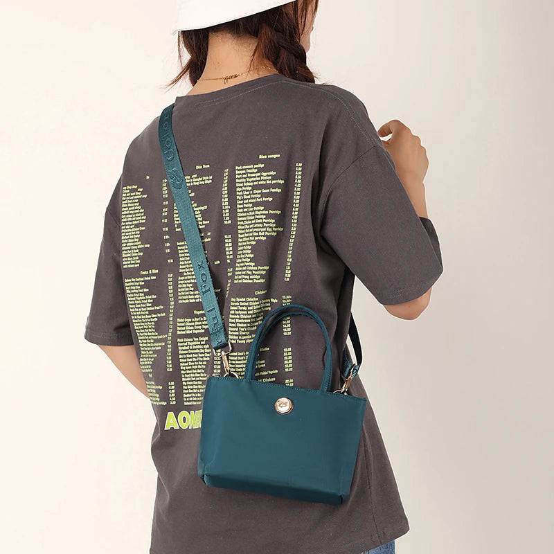 Small Shoulder Bags Female Nylon CrossBody Bag Ladies Mini Pouch Casual Phone Pu