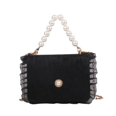 Square Pearl Handbag Crossbody Summer Shoulder