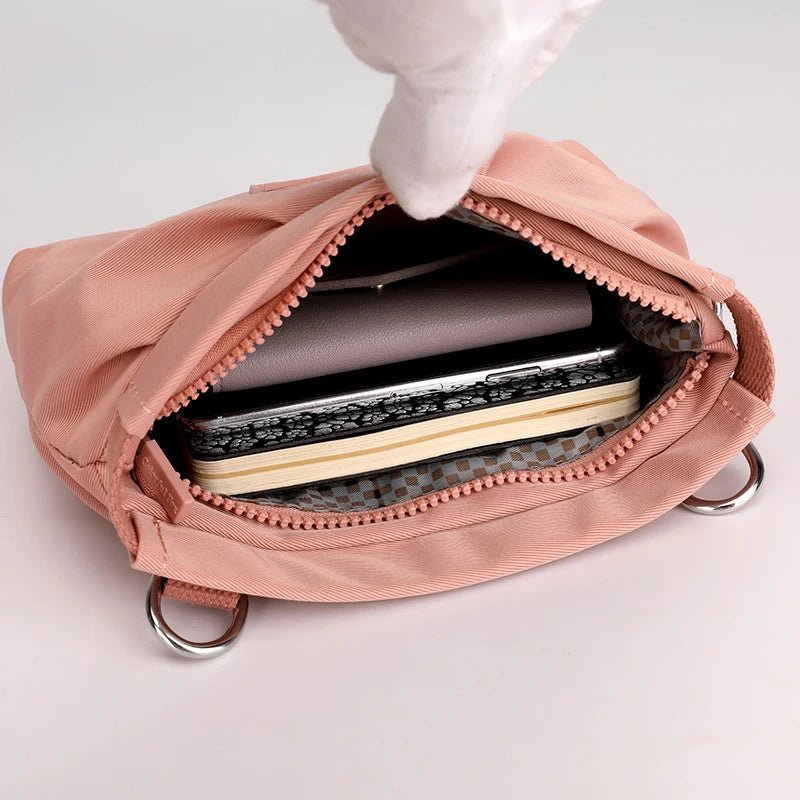 Small Women's Crossbody Shoulder Bag Nylon Ladies Messenger Bag