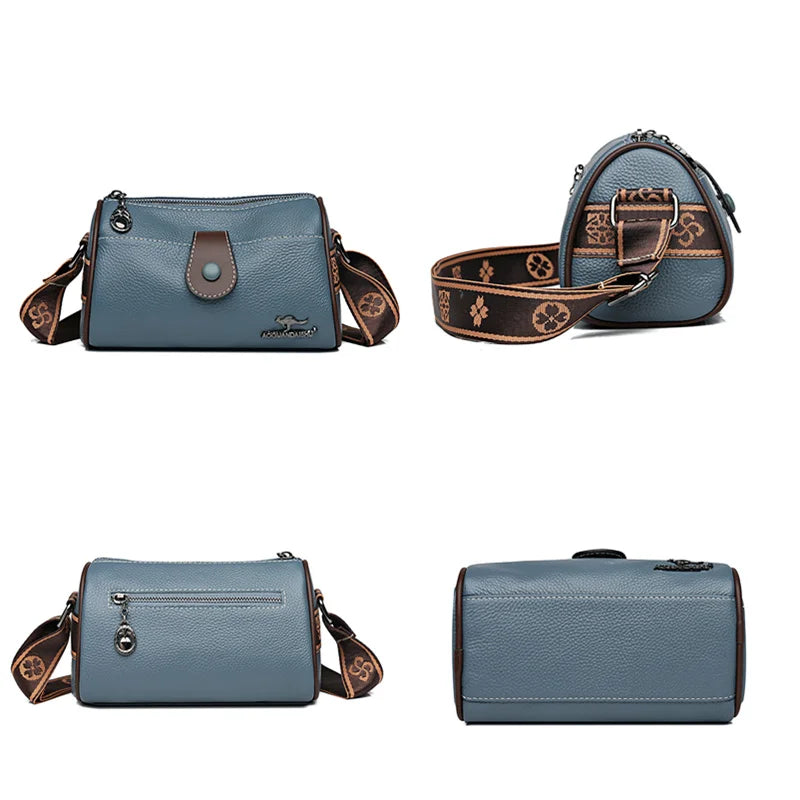 Women's Leather Shoulder Crossbody Bag Cow Leather Handbag