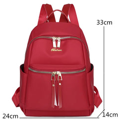 Oxford Women Shopping Backpack Large Capacity
