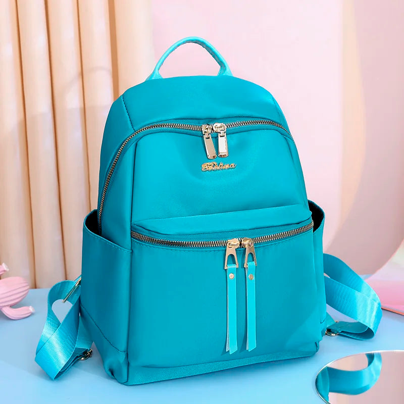 Oxford Women Shopping Backpack Large Capacity