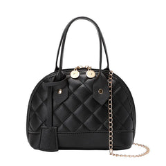 Leather Woven Crossbody Bag for Women