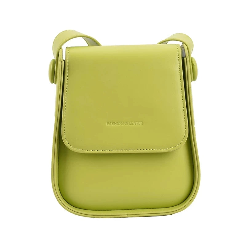 High-Quality PU Leather Women Handbag Shoulder Messenger Bag