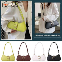 Solid Women Underarm Bags Adjustable Shoulder Handbags Casual Top-handle