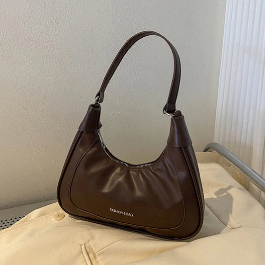 Solid Shoulder Bag Style Handbags Detachable Strap Crossbody Bags