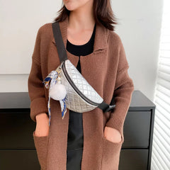 Space Cotton Lady Crossbody Bags Autumn Winter Waist Pack Casual Shopping