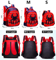 Spider Boy Backpack Schoolbag Kids Kindergarten Toddler Bag
