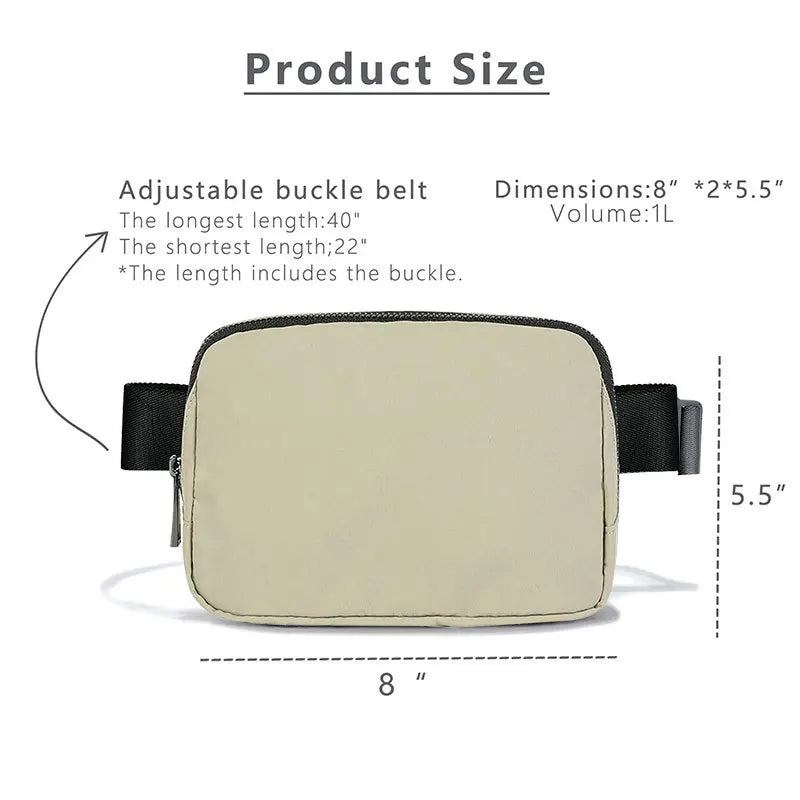Leopard Waterproof Waist Bag Portable Pocket Fanny Pack