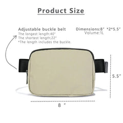 Leopard Waterproof Waist Bag Portable Pocket Fanny Pack