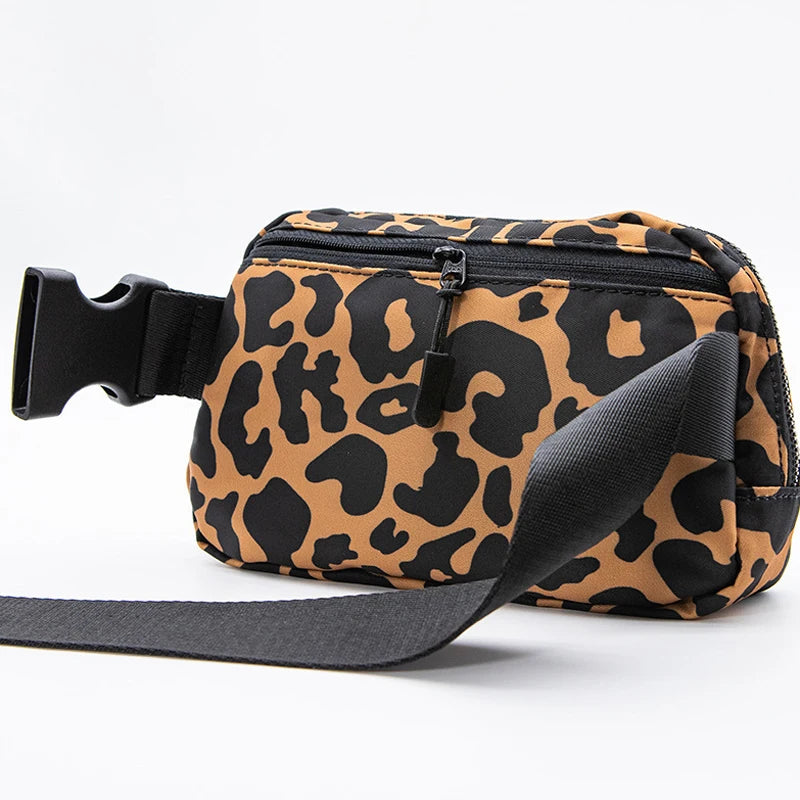 Leopard Waterproof Waist Bag Portable Pocket Fanny Pack