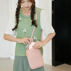 Woven Tassel Crossbody Shoulder Bag for Women