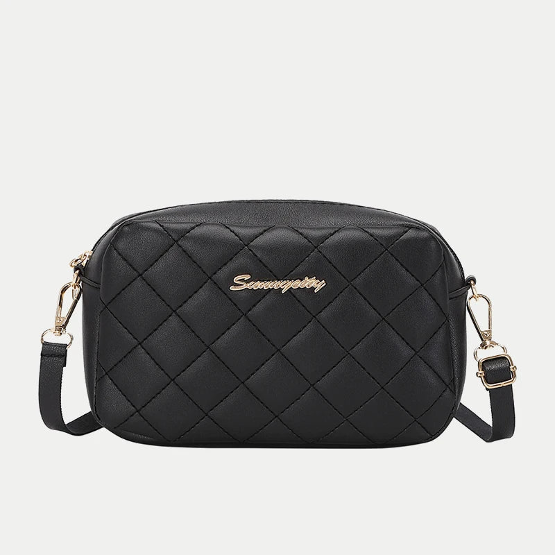 Women's Square PU Leather Crossbody Bag