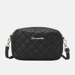 Women's Square PU Leather Crossbody Bag