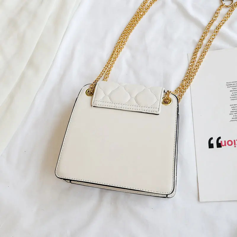 Square Lady Shoulder Bag for Shopping and Dating
