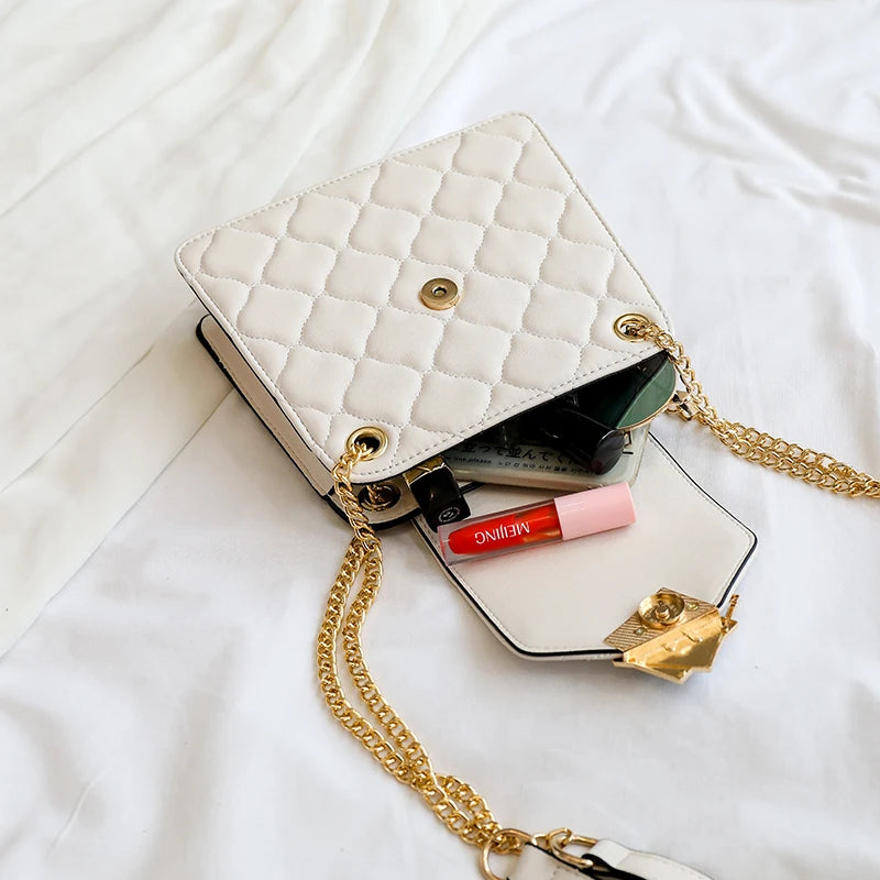 Square Lady Shoulder Bag for Shopping and Dating