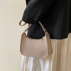 Stone Patten Women's Shoulder Bag Small Hobo Clutch Handbags Purse Totes