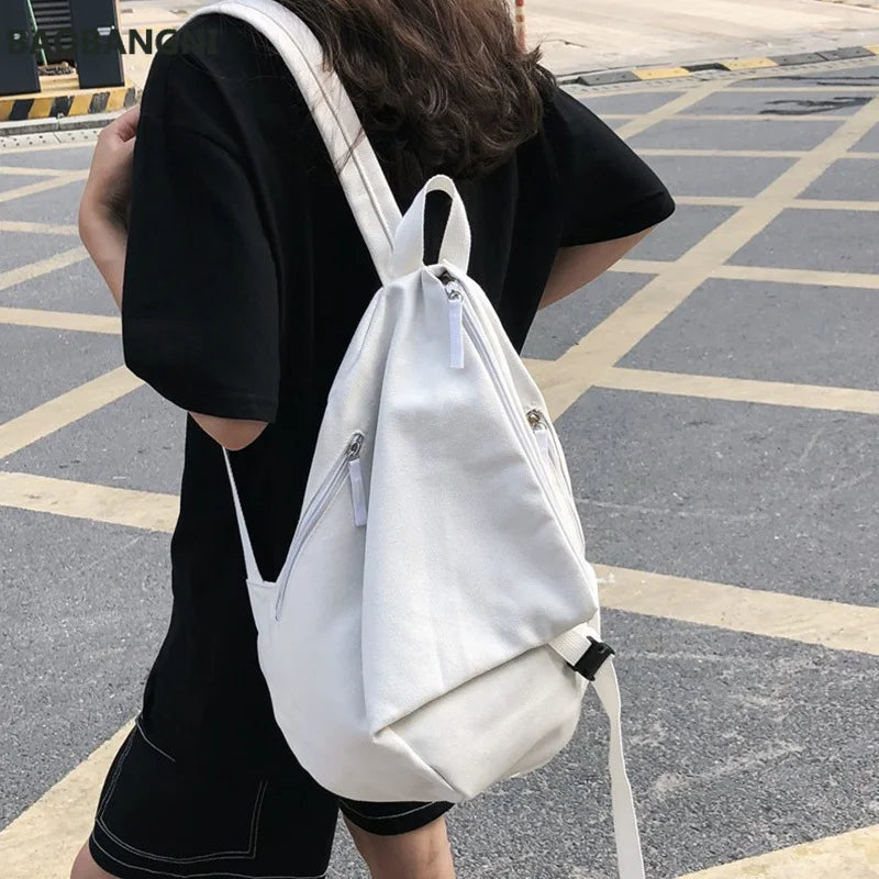 Student Backpack Personality Couple Schoolbag Unisex Youth Bagpack