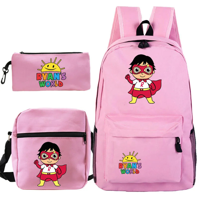 Students School Backpack Back to College Teens Travel Rucksack