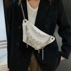 Summer Western Style Small Bag Female All-match Waist Bag Chest Bag