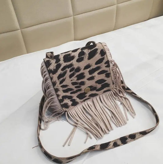 Tassel Mini Messenger Bag Girls Coin Purse Shoulder Bags