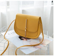 Tassel Women Crossbody Bag Small Flap Messenger Bag