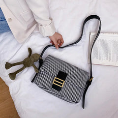 Temperament Small Square Clutch Crossbody Bag