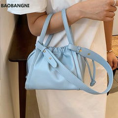 Female Summer Net Red Bucket Bag Portable Messenger Bag