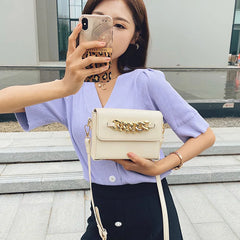 Thick Chain Crossbody Bag Women Shoulder Messenger Purse