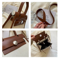 Casual Crossbody Bag Pu Leather Shoulder Bag For Women