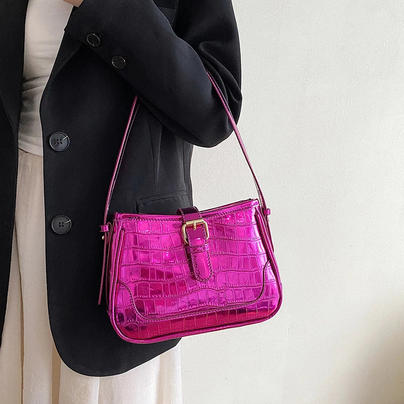 Stone Pattern Crossbody Bag Large Size Tote Bag
