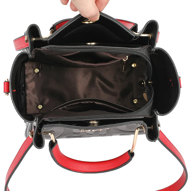 Leather Tote Bag Women's Shoulder Crossbody Purse