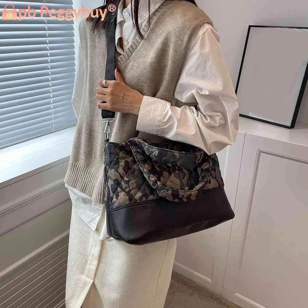 Autumn Winter Tote Messenger Bag Large Capacity Purse