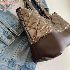 Autumn Winter Tote Messenger Bag Large Capacity Purse