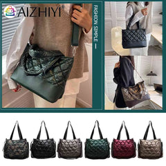 Autumn Winter Women's Tote Messenger Bag Large Capacity Office Purse
