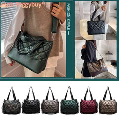 Autumn Winter Tote Messenger Bag Large Capacity Purse