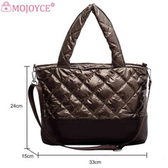 Women's Top-handle Bag for Autumn Winter, Large Capacity Office Bag