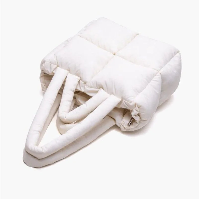 Puffer Shoulder Bag Waterproof Handbag for Women