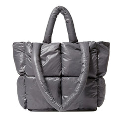 Quilted Shoulder Bag Winter Purse Women