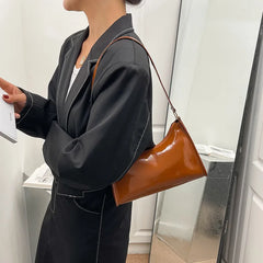 Candy PU Leather Chain Shoulder Bag for Women