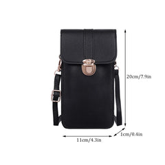 Women's Touch Screen Phone Purse Leather Shoulder Bag