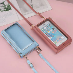 Small Crossbody Bag for Women PU Leather Cell Phone Mini Messenger Purse