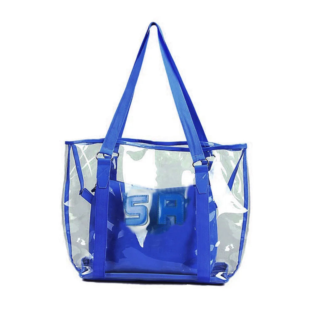 Transparent Crossbody Bag for Women PVC Shoulder Messenger Bag