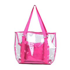 Transparent Crossbody Bag for Women PVC Shoulder Messenger Bag