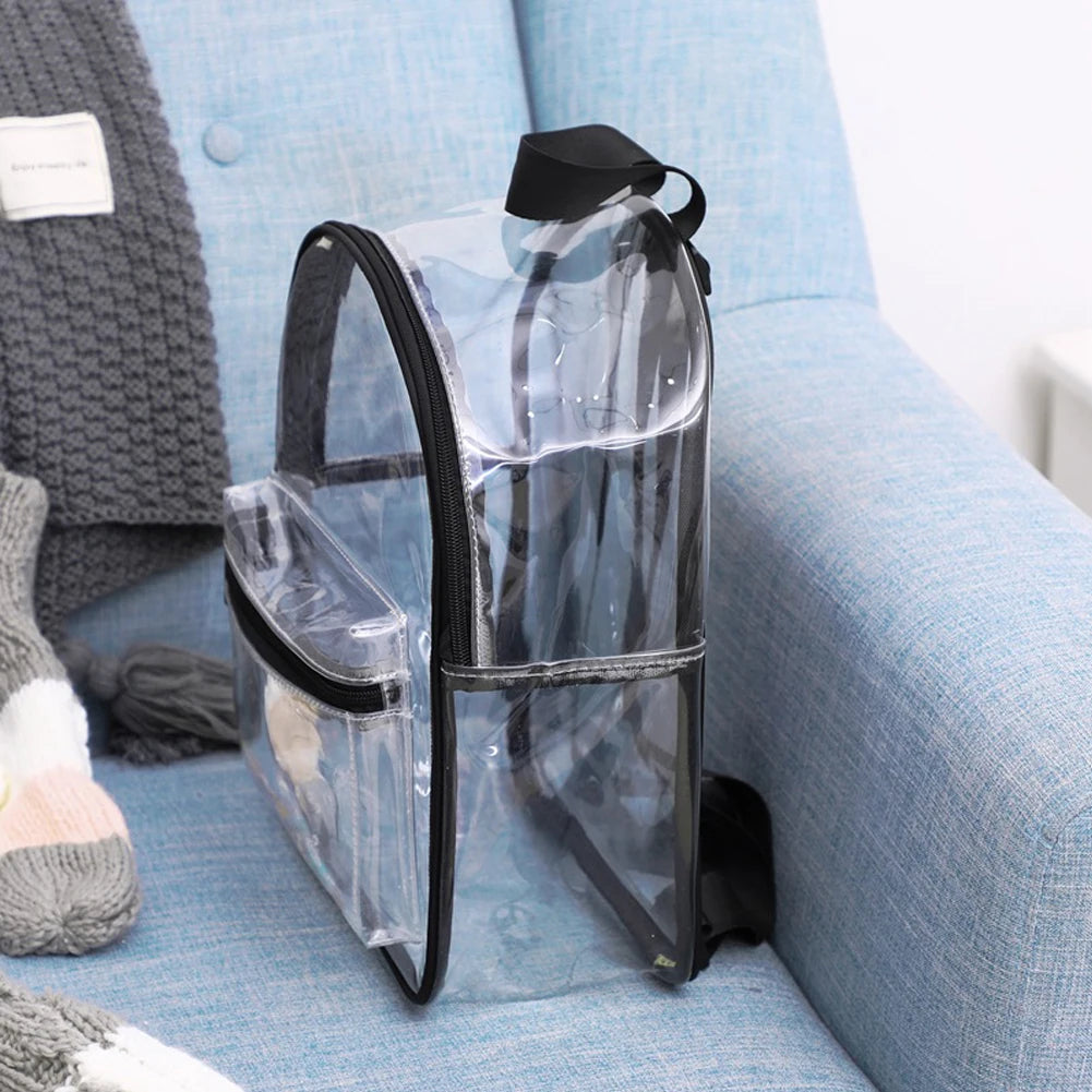 Transparent Waterproof Beach Bag Mini Schoolbag for Teenage Girl
