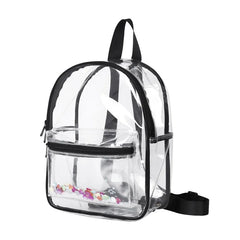 Transparent Waterproof Beach Bag Mini Schoolbag for Teenage Girl